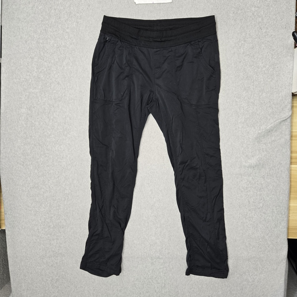 The North Face Women Activewear Pants XL Black Elastane Nylon Jogger READ